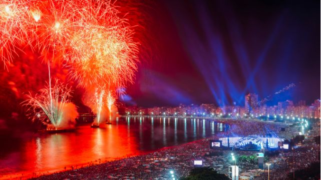 new year at copacabana rio de janeiro